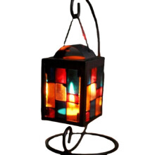 (Black) Iron Art Lantern Candle Holder Candelabra Candle Holders Candle Stick Candle Home Decor
