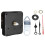 Quartz Silent Clock Movement Mechanism Module DIY Kit Hour Minute Second Hand Red 3