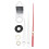 Quartz Silent Mode Clock Movement Mechanism DIY Kit Hour Minute Second Hand 6