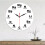 (White) Creative Chemical Element Table Wall Clock 3D Wall Clock For Home Office Decorations 5