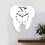 (White) Tooth Shape Wall Clock Quartz Wall Clock 3D Wall Clock For Home Office Decorations 6