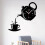(White) Creative Teapot Head Wall Clock Animal Wall Clock For Home Office Decorations 5