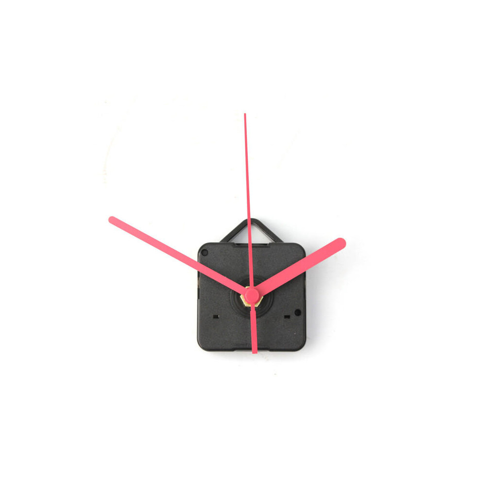 (Red) Quartz Clock Movement Mechanism Kit Ticking Sweep Repair Parts Hands