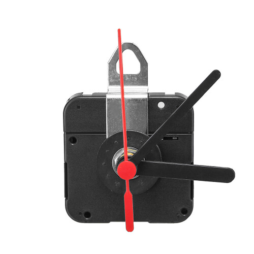 Quartz Clock Movement Mechanism Module Kit Hour Minute Second with Metal Hanger