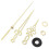 Gold Hands DIY Quartz Wall Clock Spindle Movement Mechanism 6