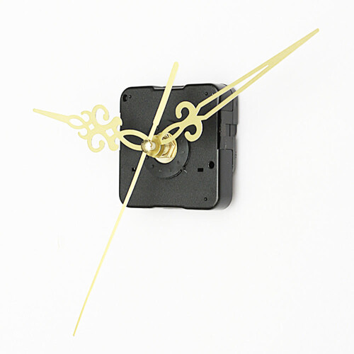 Gold Hands DIY Quartz Wall Clock Spindle Movement Mechanism 2