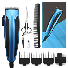 Electric Hair Clipper Beard Shaving Machine Hair Trimmer Haircut Kit For Men W/ 4 Limit Combs