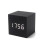 (Gold) LED Digital Retro Glow Alarm Clock Voice Control Snooze Function Desktop Clock For Smart Home 2