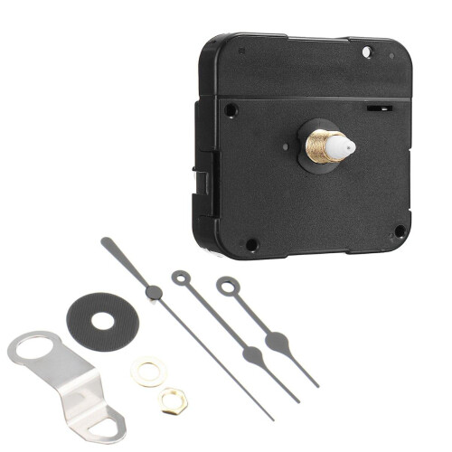 Mechanism Silent Quartz Clock Movement with Hour Minute Second Hand 2