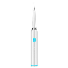 (White) 2 in 1 Electric Sonic Oral Irrigator IPX5 Electric Toothbrush USB Rechargeable Dental Scaler Tooth Calculus Oral Irrigator