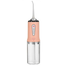 (Pink) Electric Water Flosser Teeth Dental Floss Oral Irrigator 3 Modes USB Rechargeable Tooth Cleaner IPX7 Waterproof