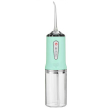 (Green) Electric Water Flosser Teeth Dental Floss Oral Irrigator 3 Modes USB Rechargeable Tooth Cleaner IPX7 Waterproof