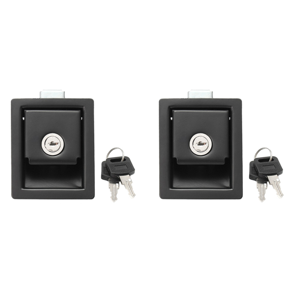 2Pcs Rv Car Paddle Entry Door Lock Latch 4851507213600