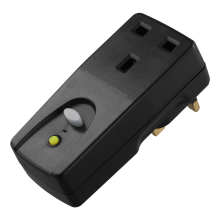 Adaptador RCD de plugue RCD de 13A com disjuntor, plugue do Reino Unido