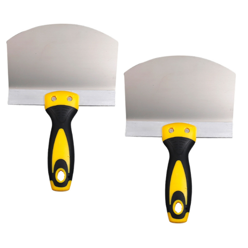 2 Συσκευασία Putty Knife Βαφή Τοίχου Γύψινο Μυστρί Τόξο Φτυάρι Τέφρας