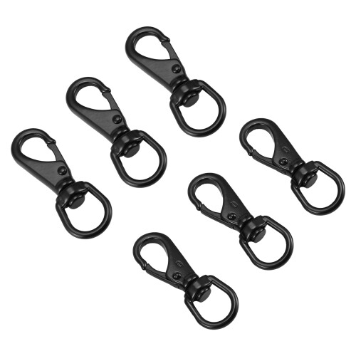 6Pack Swivel Snap Hooks,Stainless Steel Spring Clips, Flag Pole Clips 1