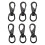 6Pack Swivel Snap Hooks,Stainless Steel Spring Clips, Flag Pole Clips 1
