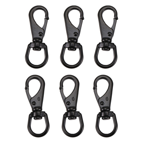 6Pack Swivel Snap Hooks,Stainless Steel Spring Clips, Flag Pole Clips