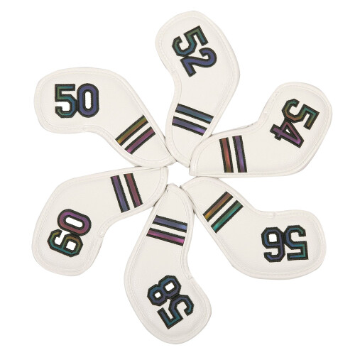 ```htmlHousses de tête de club de golf : lot de 6 