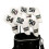 ```htmlHousses de tête de club de golf : lot de 6  5