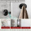 4PCS Suction Cup Hooks for Shower Wall No Drill Hook Removable Silver 3