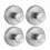4PCS Suction Cup Hooks for Shower Wall No Drill Hook Removable Silver 1