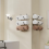 Multifunctional Multilayer Wrought Iron Hanger Wall-Hung Wine Rack 2