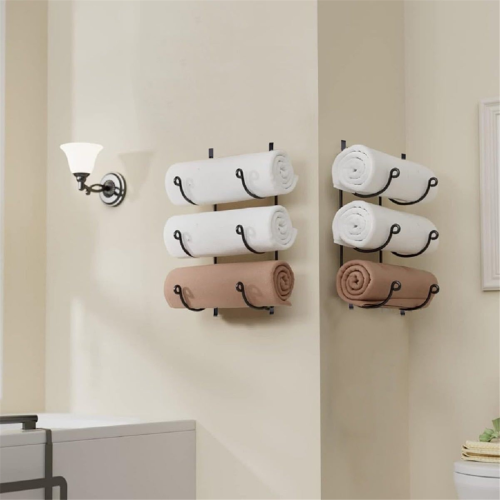 Multifunctional Multilayer Wrought Iron Hanger Wall-Hung Wine Rack 1