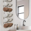 Multifunctional Multilayer Wrought Iron Hanger Wall-Hung Wine Rack 3