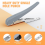 Heavy Duty Single Hole Punch,Hole Puncher 25 Sheets Capacity 8MM 3