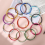 12 Rolls έγχρωμο αλουμίνιο CraftWire 18 Gauge 1mm Artistic Bendable 5