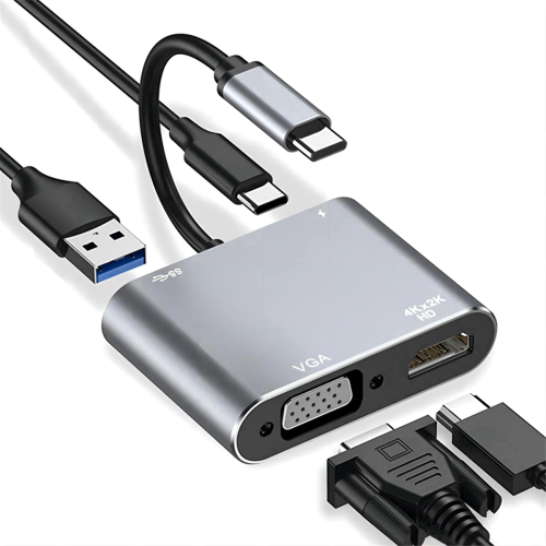 USB C Hub 4-in-1 Docking Station for , Laptops, & More 1