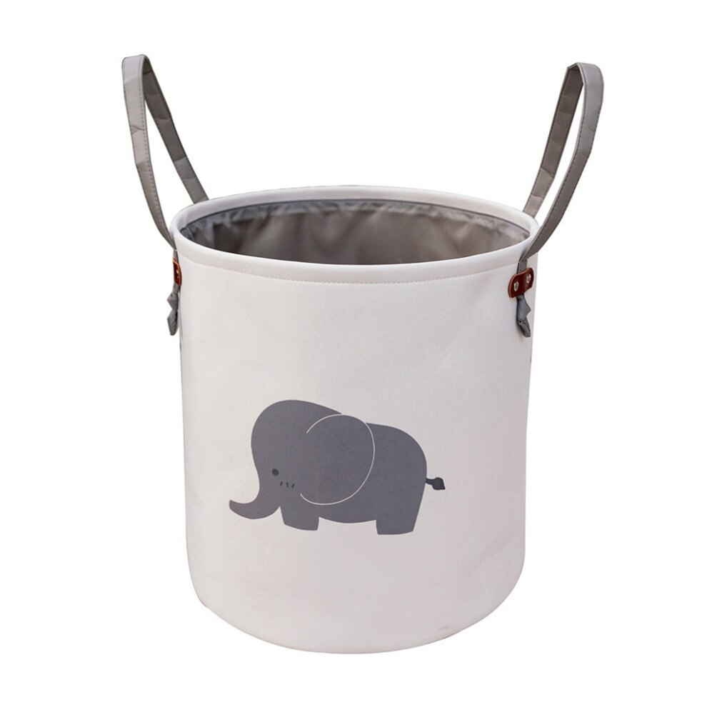 Panier à linge pliable, pour dortoirs universitaires, motif éléphant
