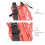 Backmount Fixed Strap Backpack Chest Strap Quick Release 5