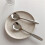 6PCS SquareHead Stainless Steel Spoons, Ice Cream Spoons 5