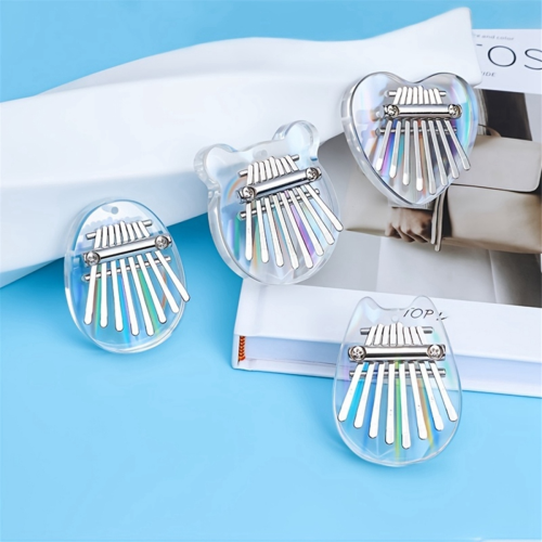 Διάφανο κρύσταλλο Kalimba Finger Piano Instrument love 1