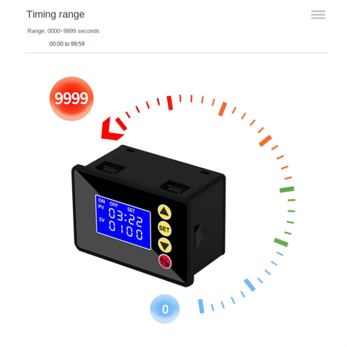 Programmable Digital Switch Relay Control Delay AC110-220V 1