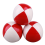 Hand Throwing Ball Elastic Soft Rubber High-End Magic Juggling Ball,D 1