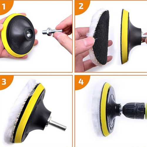 Σετ εργαλείων στίλβωσης Auto Paint Care Polisher Pads για γυαλιστικό αυτοκινήτου 2