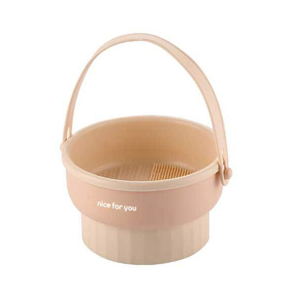 Merkloos Makeup Brush Cleaner Mat Silicone Makeup Brush Cleaning Bowl,