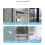 Screen window repair patch door curtain mosquito net mesh patch Gray 3
