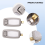 1Pair Visor Vanity Mirror Lights Interior Vanity Lamp for 5