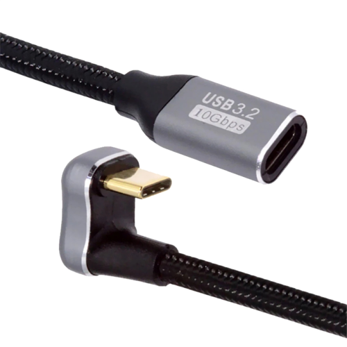 5A-Verlängerungskabel Typ C-Stecker auf USB C-Buchse, PD100W-Ladekabel
