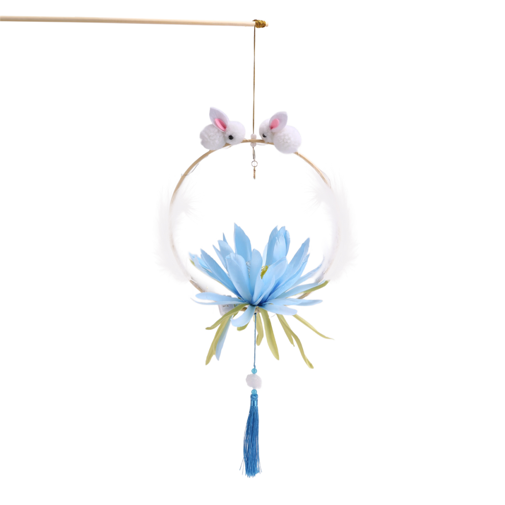 Lanterna Fai Da Te Per La Festa Di Metà Autunno, Set Di Materiali Per Lanterne Blu