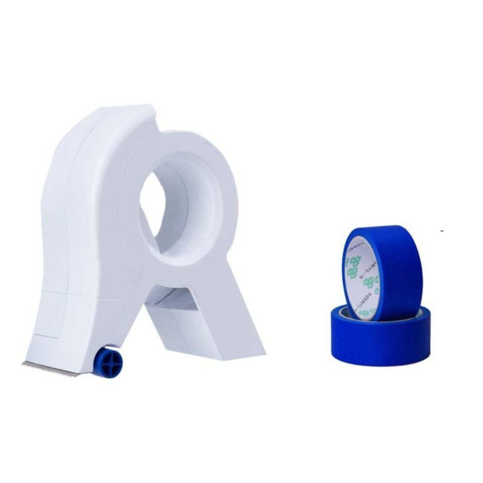 (blue) Easy Grip Painters Tape Applicator Easy Pulling Wall Floor Painting Packaging  Wall