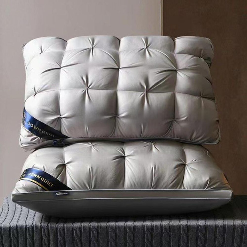 (grey) Pillow Core Hotel Pillow Core Feather Velvet Pillow Core Cervical Pillow Core