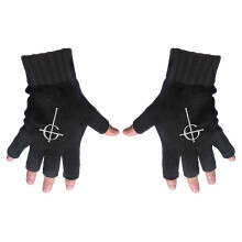 Ghost 'Grucifix' Fingerless Gloves