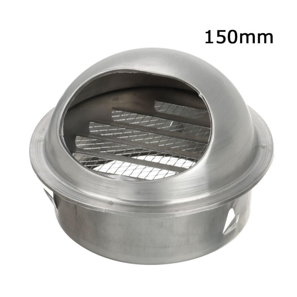 (150mm) Pest Exterior Wall Air Vent Ducting Ventilation Grilles Vents Waterproof Cap Vent Outlet Cover