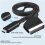 Scart to HDMI Converter with USB Cable Support HDMI 720/1080P 4