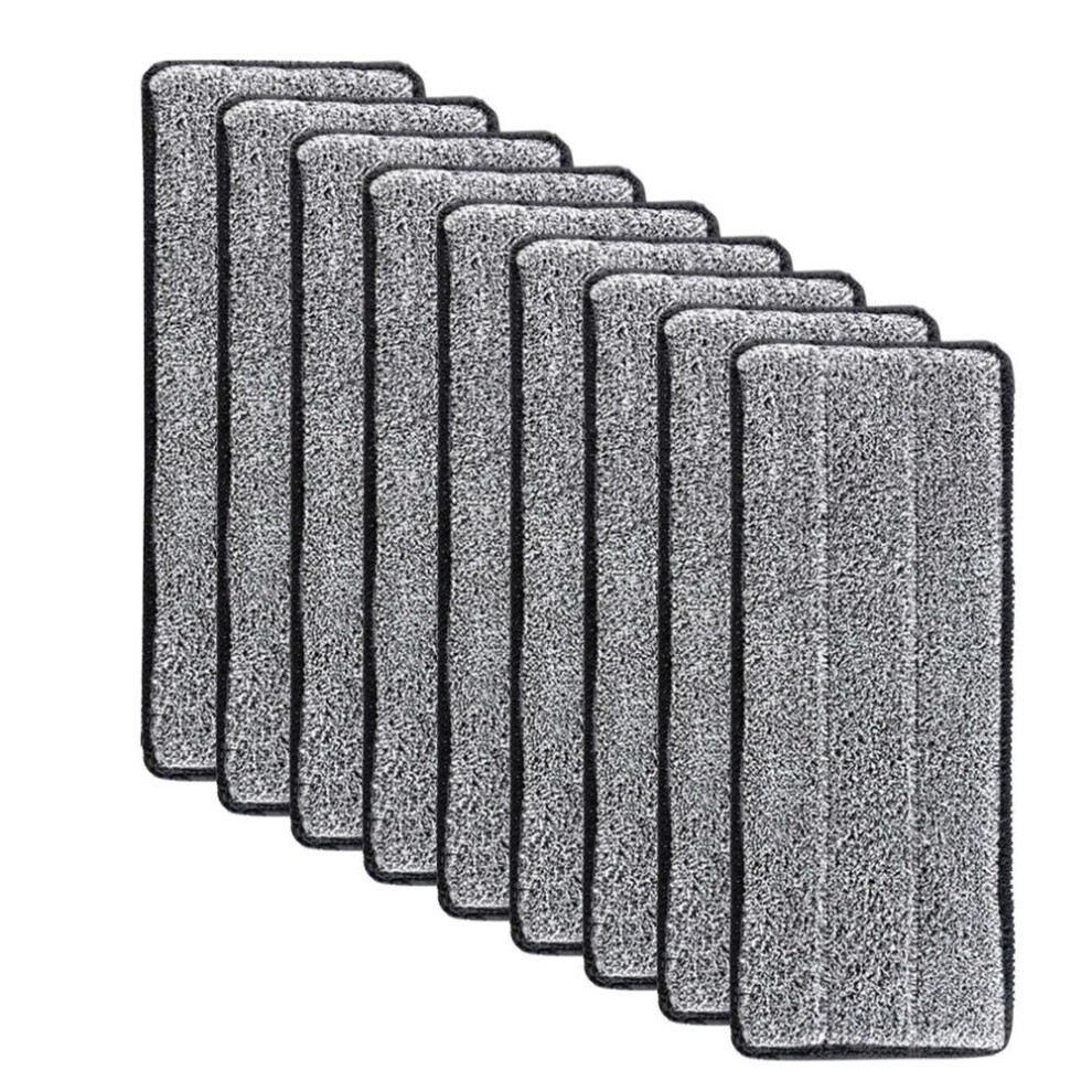 (as the picture, 9pcs) Microfiber Spray Mop Replacement Heads For Wet/dry Mops Compatible With Floor Care System